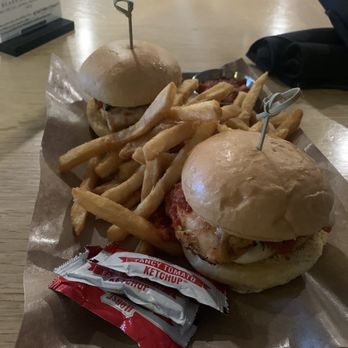 Station Craft - grilled chicken parm sliders - Burgers Near Me - Dana Point, California Station Craft - grilled chicken parm sliders - Burgers Near Me - Dana Point, California
