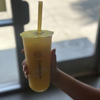 Sunright Tea Studio - San Bernardino - Mango Yakult with lychee jelly - Bubble Tea Near Me - San Bernardino, California Sunright Tea Studio - San Bernardino - Mango Yakult with lychee jelly - Bubble Tea Near Me - San Bernardino, California