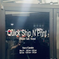 Quick Ship N Print