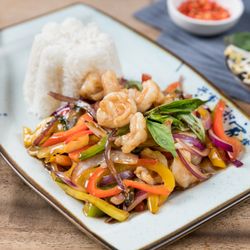 Yummyaki - Chili Garnelen mit Thaibasilikum @ivoryrosephotography