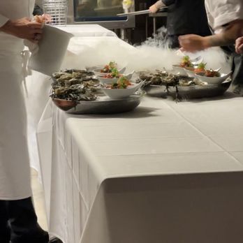 The Kitchen Restaurant - Chef prepping the Plateau de Fruits de Mer - New American Near Me - Sacramento, California The Kitchen Restaurant - Chef prepping the Plateau de Fruits de Mer - New American Near Me - Sacramento, California