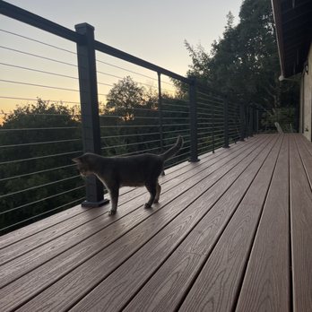 Mike Schmidlin General Contractor - Trex back deck- cat approved! - General Contractors Near Me - Los Gatos, California