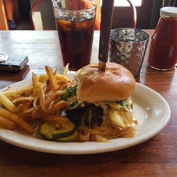 Mercy Tavern - Better than Albuquerque Green Chili Cheese Burger - Comfort Food Near Me - Salem, Massachusetts
