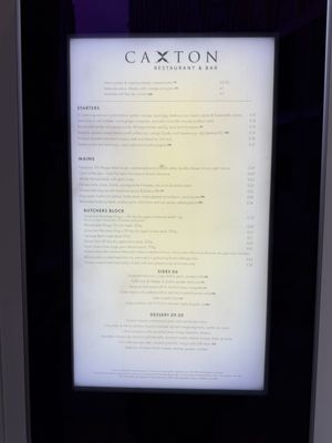 Menu photo 1 Caxton Grill London, XGL