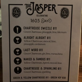 The Jasper - 1605 Day Specials - Bars Near Me - Richmond, Virginia The Jasper - 1605 Day Specials - Bars Near Me - Richmond, Virginia