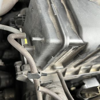 Just Tires - Hoses disconnected after they checked my air filter. I would rather you not check things if you can't put it back together properly. - Tires Near Me - Allen, Texas