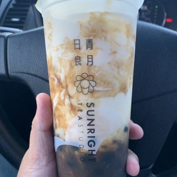 Sunright Tea Studio - Red Bean Boba Milk - Bubble Tea Near Me - Fullerton, California Sunright Tea Studio - Red Bean Boba Milk - Bubble Tea Near Me - Fullerton, California