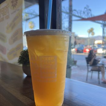 Au79 Teahouse - Passion fruit green tea (100% sugar) - Coffee & Tea Near Me - Arcadia, California