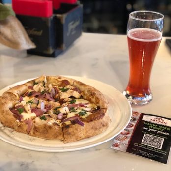 Artisan Wood Fired Kitchen - It was hard to decide but I went with the Chipotle Bee-B-Q pizza. - Pizza Near Me - Rogers, Arkansas