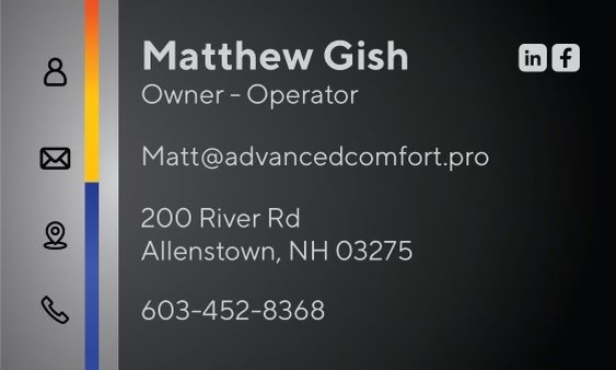 Slide of Advanced Comfort