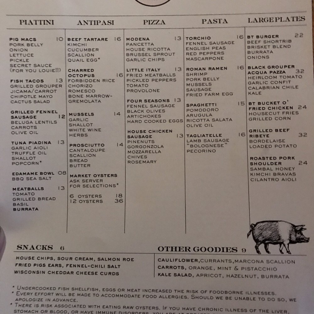 Bar Tulia - Menu. Perfect menu for sharing plates. - Bars Near Me - Naples, Florida Bar Tulia - Menu. Perfect menu for sharing plates. - Bars Near Me - Naples, Florida