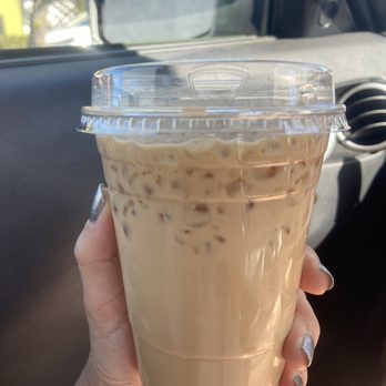 Crave Coffee & Tea - Iced White Mocha with nonfat milk - Coffee & Tea Near Me - Riverside, California Crave Coffee & Tea - Iced White Mocha with nonfat milk - Coffee & Tea Near Me - Riverside, California