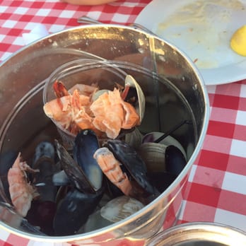 Bahia Resort Hotel - All you can eat seafood medley at Bahia Hotel Beach party - San Diego, CA