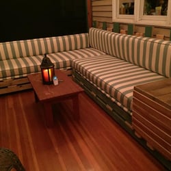 Dale's Upholstery & Fabric - Cushions for pallet sectional.