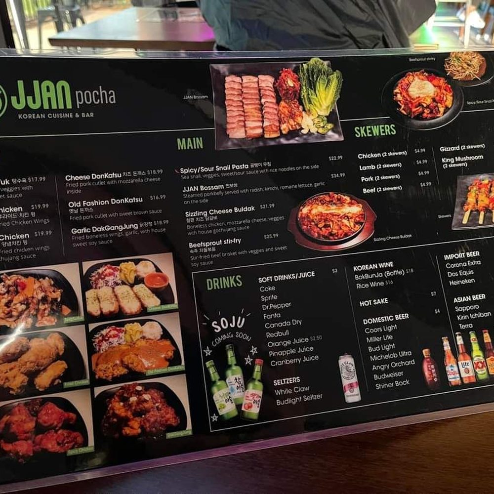 JJAN Pocha - Menu: back - Korean Near Me - Moore, Oklahoma