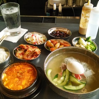 Tomukun Korean Barbeque - Lunch combo #1 - soondubu & nengmyun! - Korean Near Me - Ann Arbor, Michigan Tomukun Korean Barbeque - Lunch combo #1 - soondubu & nengmyun! - Korean Near Me - Ann Arbor, Michigan