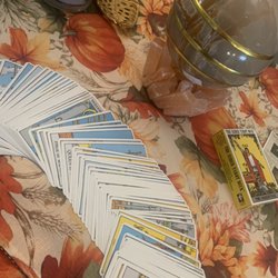 Psychic Studio - Reading room table