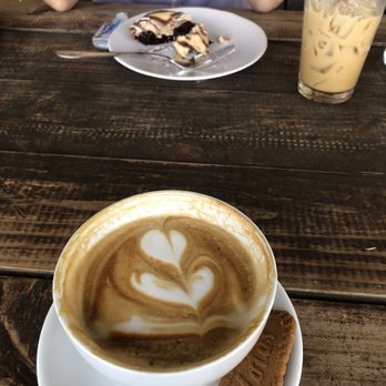 The Press Espresso - Iced oat milk honey lavender latte. Vegan donut. Hot whole milk cappuccino. - Coffee & Tea Near Me - Temecula, California The Press Espresso - Iced oat milk honey lavender latte. Vegan donut. Hot whole milk cappuccino. - Coffee & Tea Near Me - Temecula, California