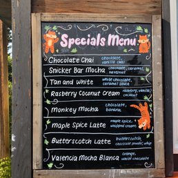 Here's the Specials Menu!