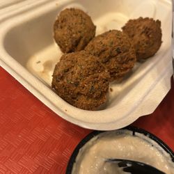 The Don Kabob - Falafel - comes with six. Had to eat two before the falafel photo shoot.