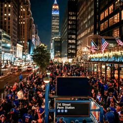Madison Square Garden - NY Knicks fans takeover Madison Square at Penn Station - 6/4/2026