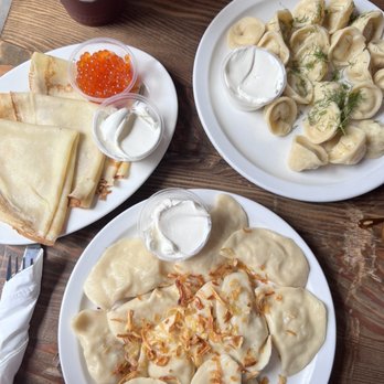 Cinderella - Blinchiki w/ Caviar and Cheese Vareniki and Chiken Pelmeni - Bakeries Near Me - San Francisco, California Cinderella - Blinchiki w/ Caviar and Cheese Vareniki and Chiken Pelmeni - Bakeries Near Me - San Francisco, California