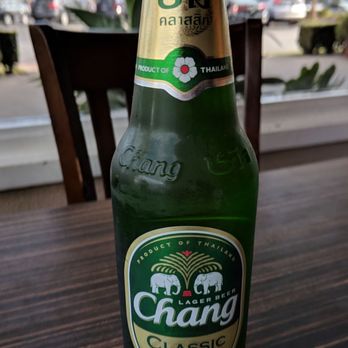 Thai Basil - Chang Thai beer. - Thai Near Me - Fullerton, California