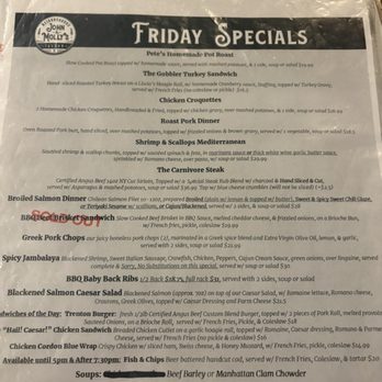 John & Molly's - Example of even more well thought out menu ideas - American Near Me - Eastampton, New Jersey John & Molly's - Example of even more well thought out menu ideas - American Near Me - Eastampton, New Jersey