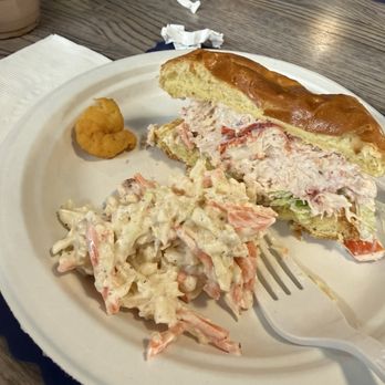 Petey's Summertime Seafood - Lobster roll with Cole Slaw - Seafood Near Me - Rye, New Hampshire Petey's Summertime Seafood - Lobster roll with Cole Slaw - Seafood Near Me - Rye, New Hampshire