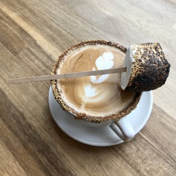 Cafe Astoria - Saint Paul's Cafe Astoria, 180 Grand Ave., features Instagram-worthy indulgent Campfire Lattes (pictured), crepes, baked goods and salads. - Coffee & Tea Near Me - Saint Paul, Minnesota Cafe Astoria - Saint Paul's Cafe Astoria, 180 Grand Ave., features Instagram-worthy indulgent Campfire Lattes (pictured), crepes, baked goods and salads. - Coffee & Tea Near Me - Saint Paul, Minnesota