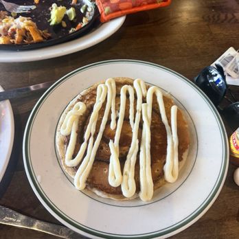 The Bada Bean - Cinnamon Roll pancake - Breakfast & Brunch Near Me - Tallahassee, Florida The Bada Bean - Cinnamon Roll pancake - Breakfast & Brunch Near Me - Tallahassee, Florida