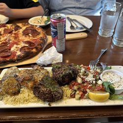 Saboos Bread Factory - Lamb platter but chicken to substitute the last piece since they'd sold out of lamb by the end of the day.
