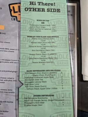 Menu photo 8 The Ludlow Garage Cincinnati, OH