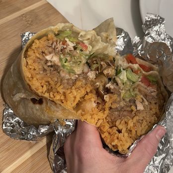 Taqueria Maria's - Grilled chicken super burrito, no sour cream - Mexican Near Me - Willits, California Taqueria Maria's - Grilled chicken super burrito, no sour cream - Mexican Near Me - Willits, California