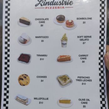 L’industrie Pizzeria - Dessert Menu - Pizza Near Me - New York, New York L’industrie Pizzeria - Dessert Menu - Pizza Near Me - New York, New York