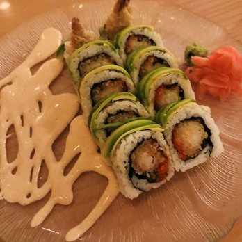 Nami Sushi - Green Dragon Roll $11.95. So good! - Sushi Bars Near Me - Miramar, Florida