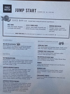 Menu photo 1 First Watch Lexington, KY