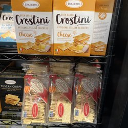 Trying new crackers and cheeses for charcuterie board