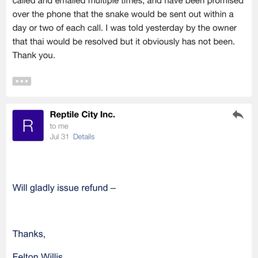 The only reply I got from Felon himself! The only reply I got from Felon himself!