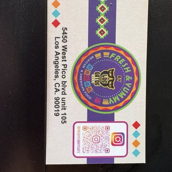 Fresh & Yummy Cafe - Business card - Breakfast & Brunch Near Me - Los Angeles, California