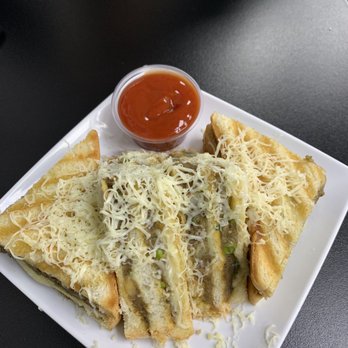 Chowpatty Chat - Aloo Matar Grilled Sandwich - Indian Near Me - Houston, Texas