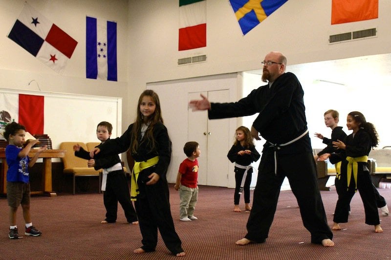 HIS World Christian Martial Arts Logo