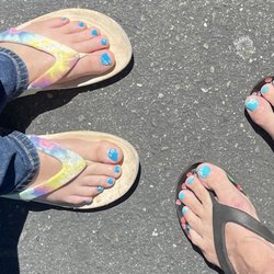 Holly Nails - We were very happy with our pedicure