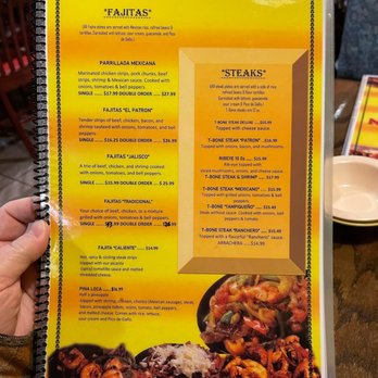 El Patron - Inside menu - Seafood Near Me - Jacksonville, Illinois