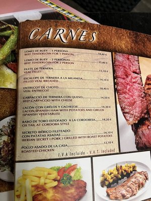 Menu photo 3 El Madroño Madrid, M