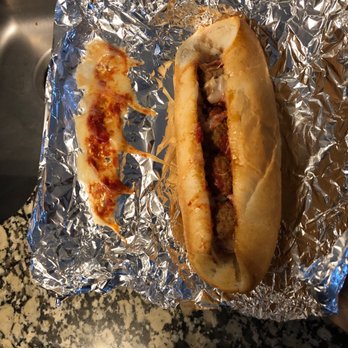 Bacci's Pizza & Pasta - Meatball Parmigiana sub, can't they keep the cheese on the sandwich :-( - Pizza Near Me - Carrollton, Texas Bacci's Pizza & Pasta - Meatball Parmigiana sub, can't they keep the cheese on the sandwich :-( - Pizza Near Me - Carrollton, Texas