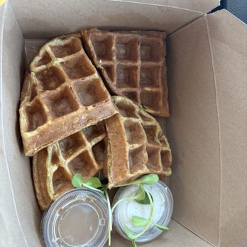 Mediterra Cafe - Oat and carrot waffles - Bakeries Near Me - Seven Fields, Pennsylvania