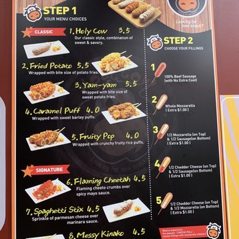 Mr Cow - Menu is pretty straight forward but I did ask the employee working the register for some tips and what she thinks is best. - Hot Dogs Near Me - Aiea, Hawaii Mr Cow - Menu is pretty straight forward but I did ask the employee working the register for some tips and what she thinks is best. - Hot Dogs Near Me - Aiea, Hawaii