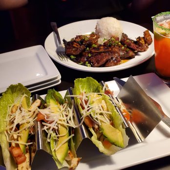 Dave & Buster's Ala Moana - Ancho chicken lettuce wraps and ridiculously expensive Kalbi plate with only 1 scoop of rice. - Arcades Near Me - Honolulu, Hawaii Dave & Buster's Ala Moana - Ancho chicken lettuce wraps and ridiculously expensive Kalbi plate with only 1 scoop of rice. - Arcades Near Me - Honolulu, Hawaii