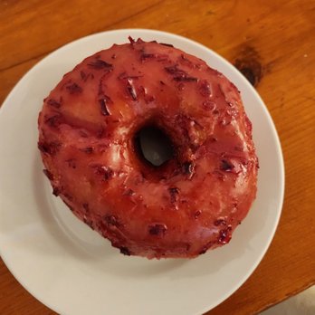 Idle Hour Coffee - Hibiscus donut - Coffee & Tea Near Me - Raleigh, North Carolina